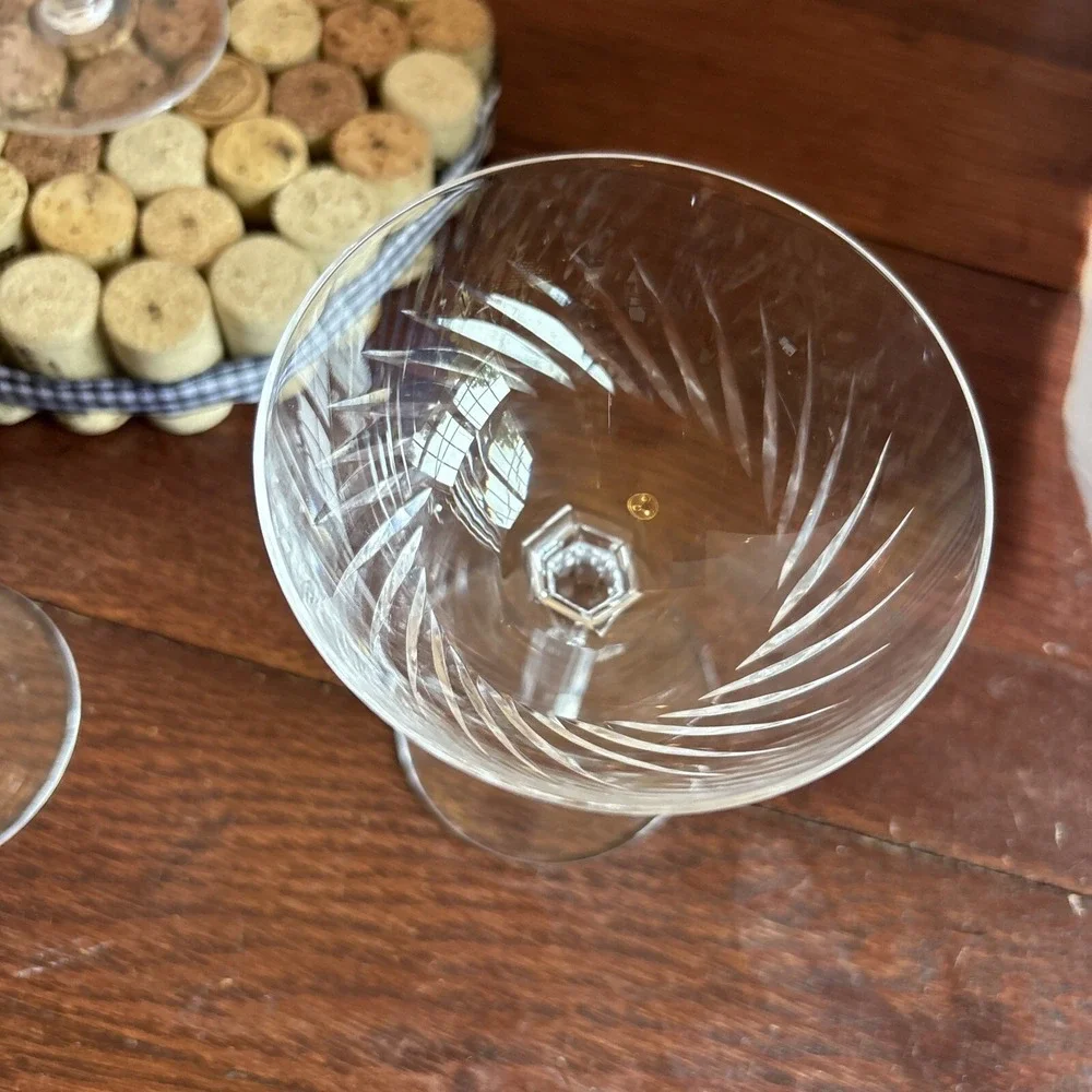 Set Of‎ 4  Liquor Cocktail Gevaert Arlene by VAL ST LAMBERT 5 1/8